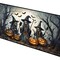 Edge Collections - 28" x 58" - Multicolor - Outdoor Indoor Halloween Runner Mat Decorative Use - 1 Piece